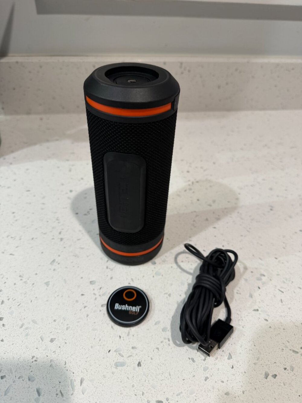 Bushnell Golf Wingman GPS Bluetooth Speaker with Charging Cable and Remote - Picture 3 of 4